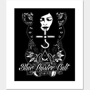 blue oyster Posters and Art